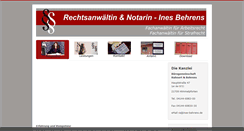 Desktop Screenshot of ines-behrens.de